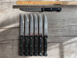 7 gut schneidende Messer mit Sägeprofil