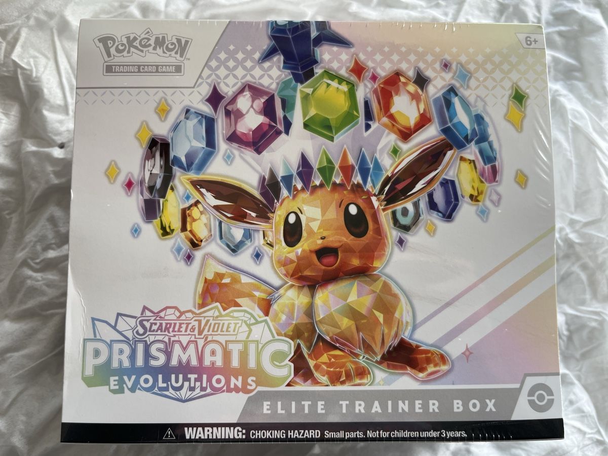 Pokémon Carte collezionabili: Pokémon Prismatic Evolutions Elite Trainer Box Eevee etb – Nuovo (secondo la descrizione) da Au ZH venduto da curio.concept 2
