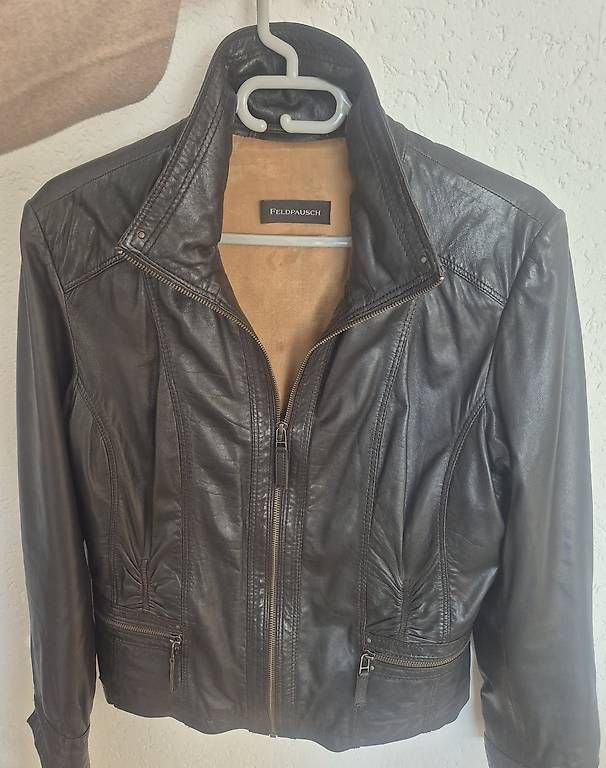 Giacche: Lederjacke, Gr. 40/42, dunkelbraun – Usato da Buchs ZH venduto da caro0310