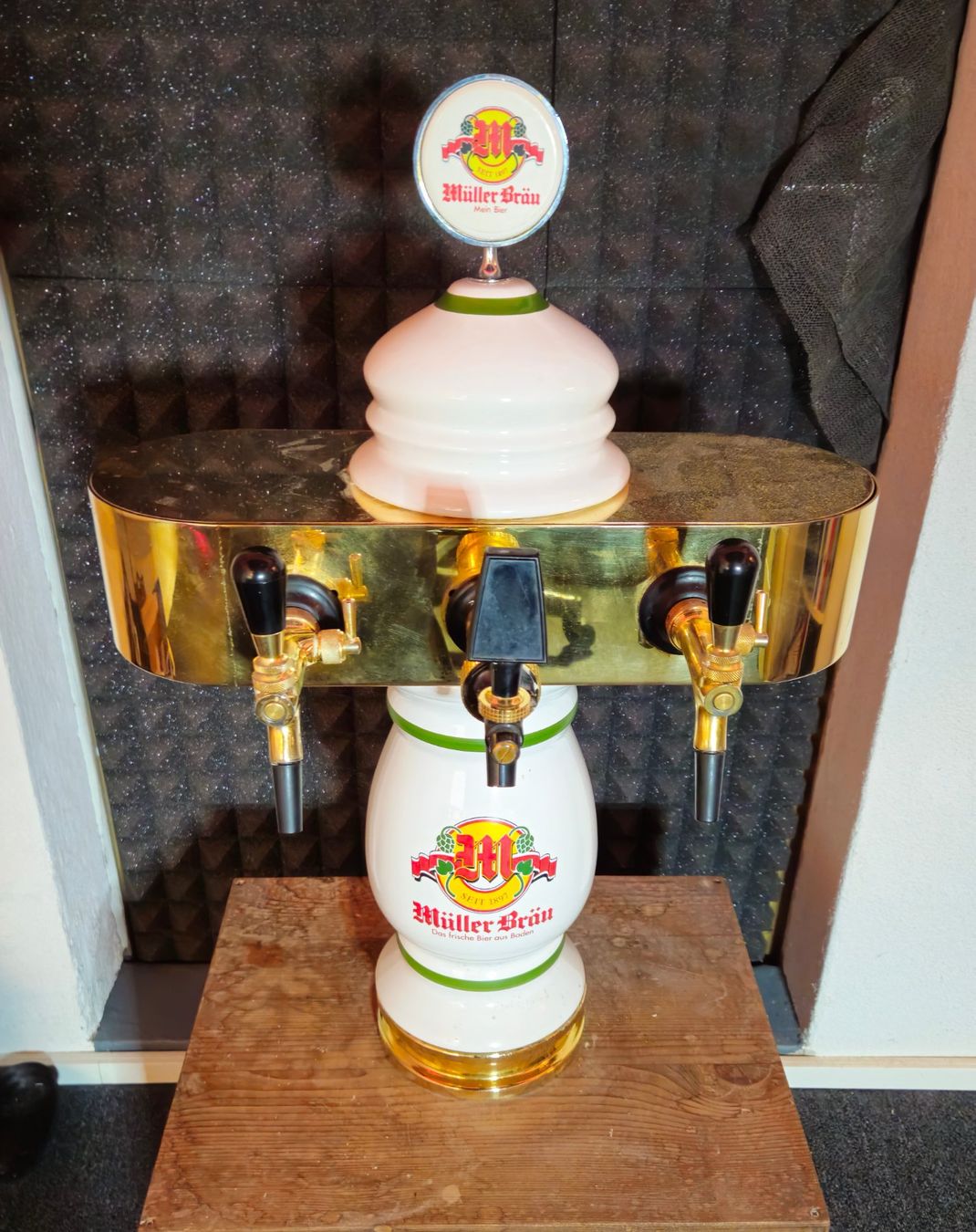Bicchieri: Müller Bräu Bier-Zapfsäule – Biergenuss oder Dekoration – Usato da Urdorf venduto da billi13 2