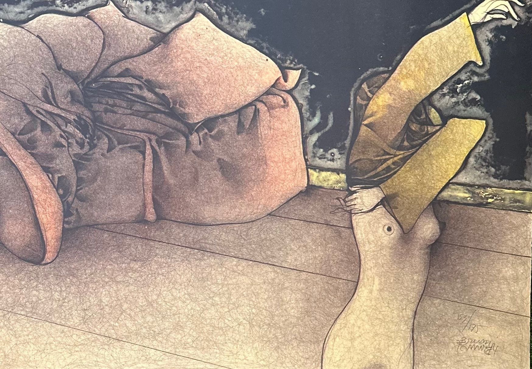 Grafica & Litografie: BRUNO BRUNI LITHOGRAPHIE SIGNIERT NUMMERIERT – Usato da Gersau venduto da kunst-online 2