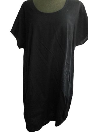 ca Gr 46 48 50  CISO Kleid Coton/Leinen schwarz hoher NP
