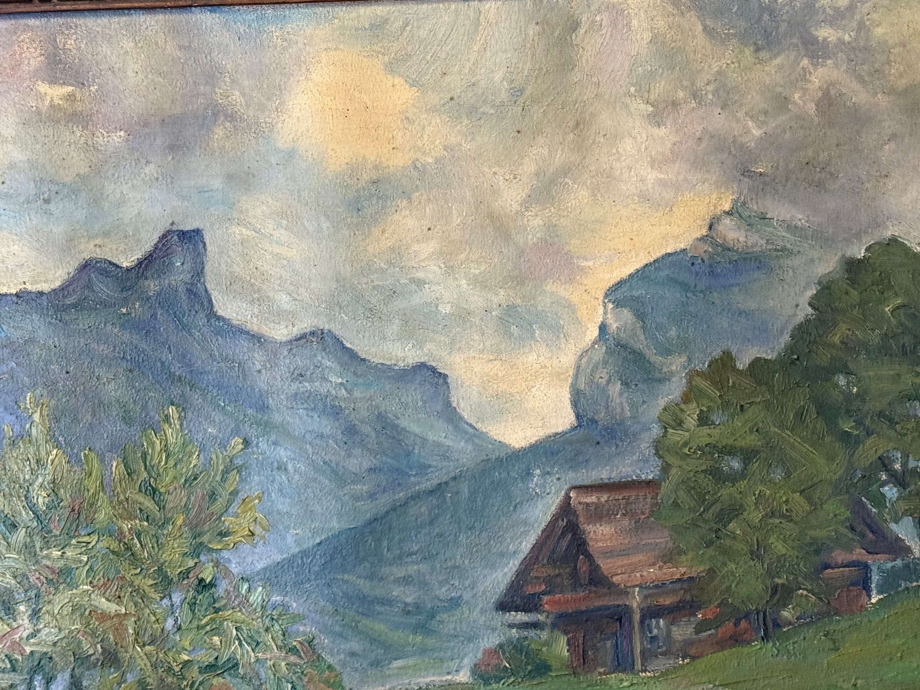 Dipinti: Schädeli Alfred Oelgemälde sign – Usato da Bern venduto da Jwpm66 2