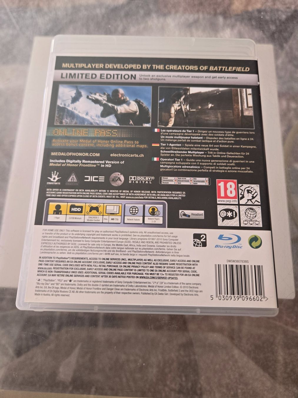 Giochi: Medal of Honor PS3 – Usato da Bussigny venduto da Kfdlt 1