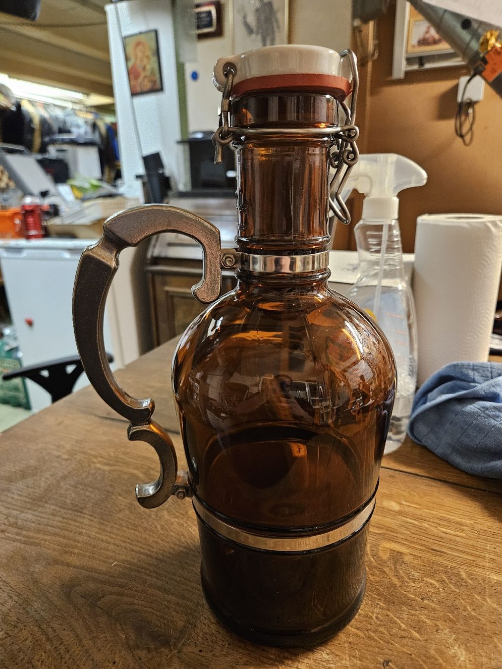 Bicchieri, Caraffe & Bottiglie: Bierflasche "Unser Bier" aus Basel mit Bügel (D) – Usato da Rorschach venduto da TimelessTrading 4