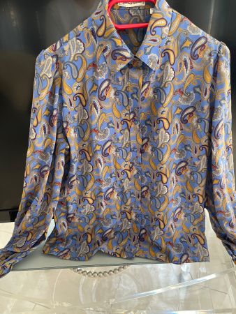 Anne Valérie Seidenbluse, Gr.40 Vintage Top Zustand,