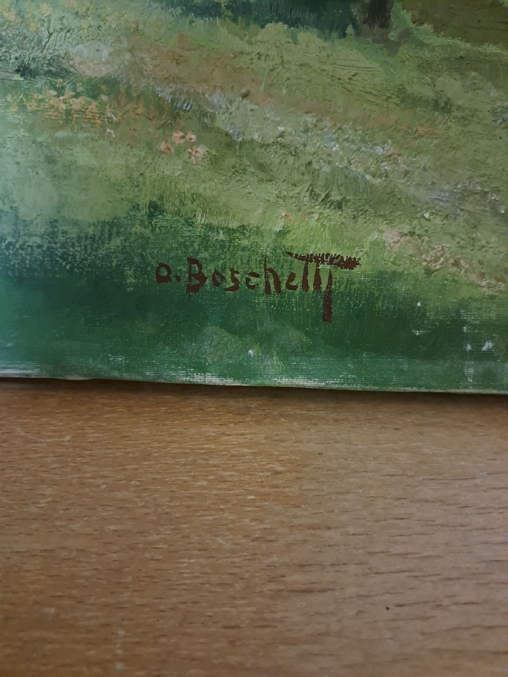 Dipinti: O.Boschetti Ölgemälde Landschaft Tessin signiert  – Usato da Grossdietwil venduto da hufi10 4