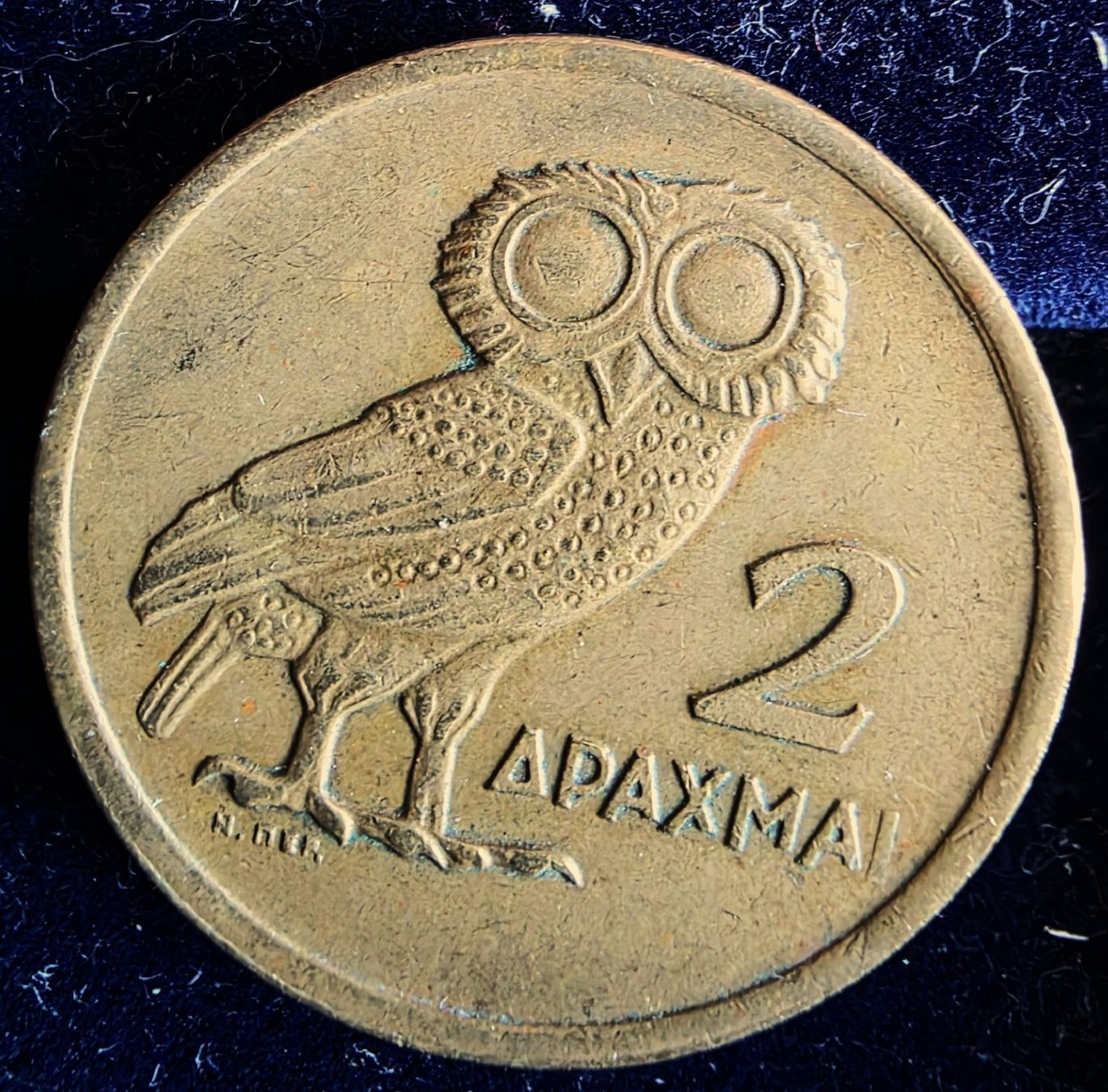 Tutti le monete: GRIECHENLAND 2 DRACME 1973 – Usato da winterthur venduto da CoinPassion