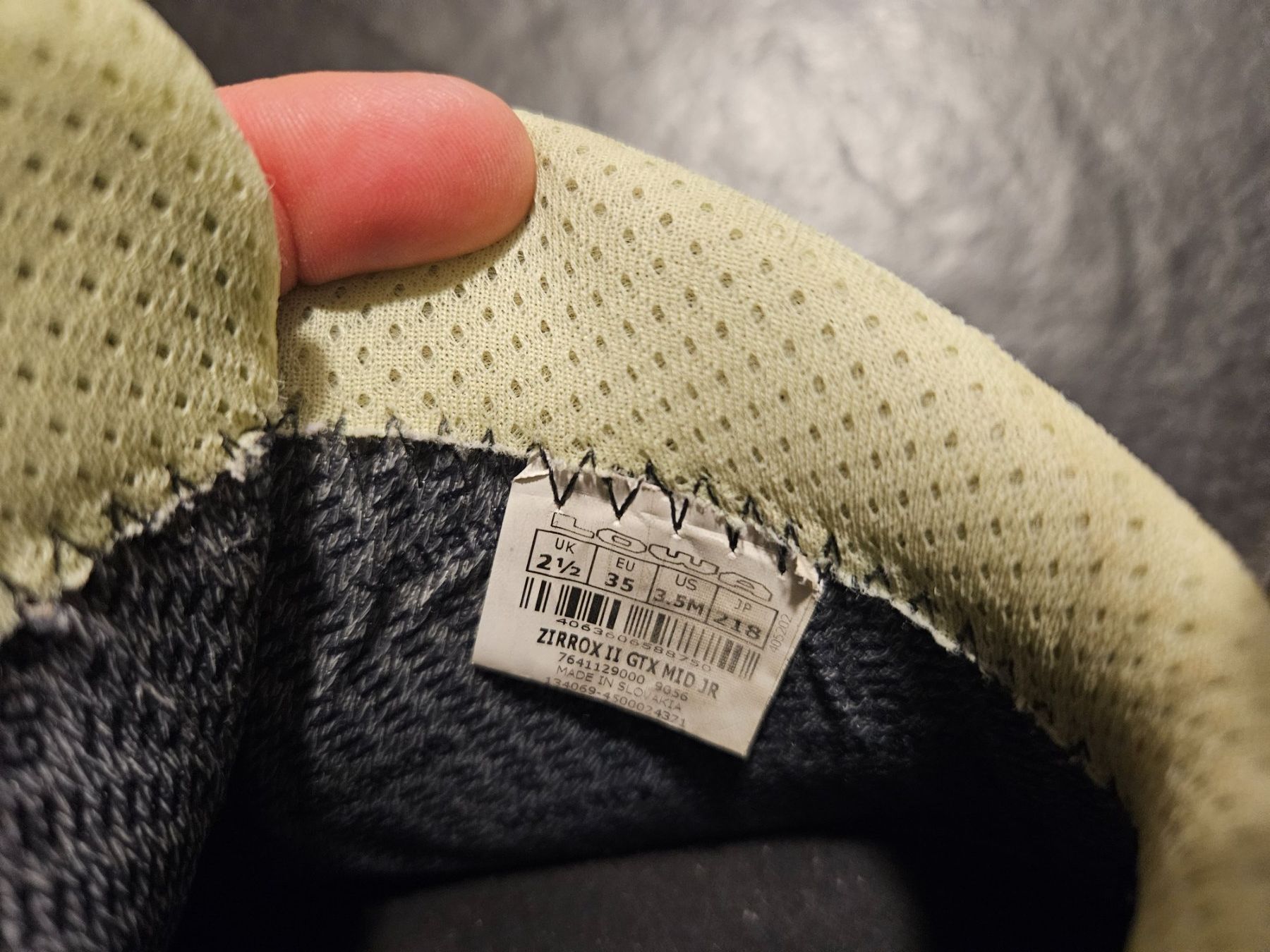 Lowa Scarpe per ragazzi: Lowa Wanderschuhe, Trekkingschuhe Gr.35 – Usato da Wangen ZH venduto da tulipe55 3
