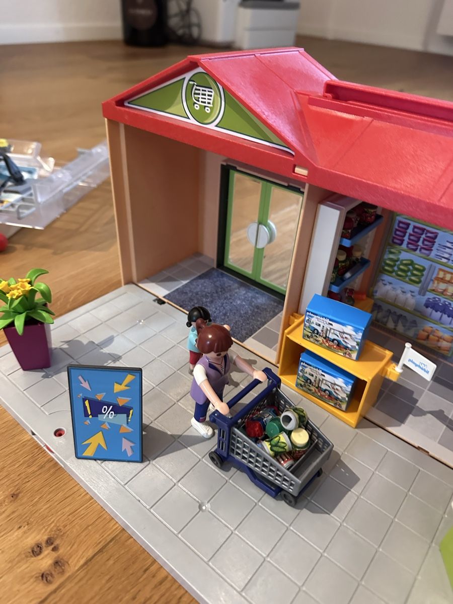 Playmobil Giocattoli: Playmobil Supermarkt – Usato da Berikon venduto da Holzweinkisten 1