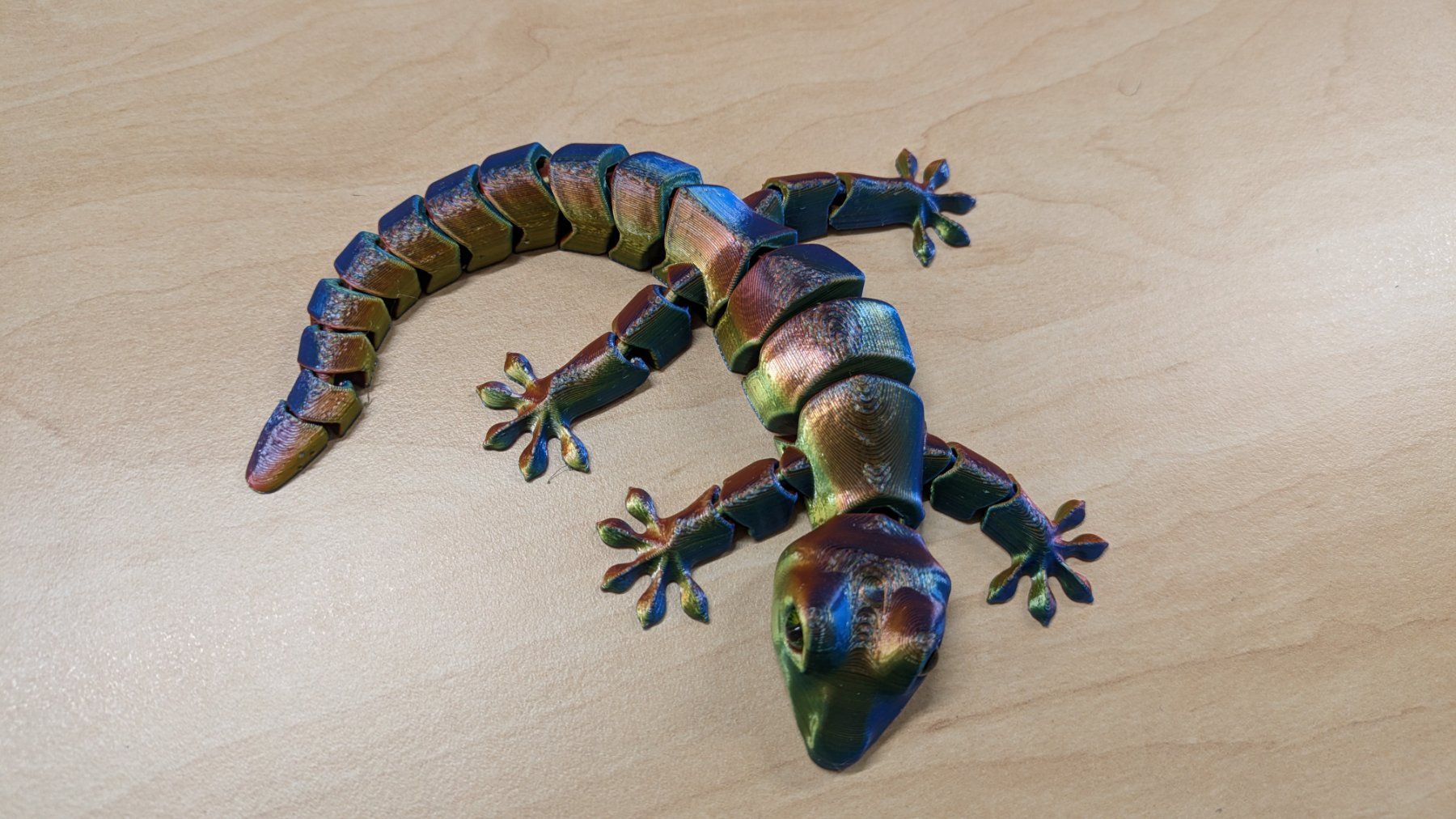 Tutte le decorazioni: Beweglicher Gecko - Rainbow Optik – Nuovo (secondo la descrizione) da Staufen venduto da El3D 4
