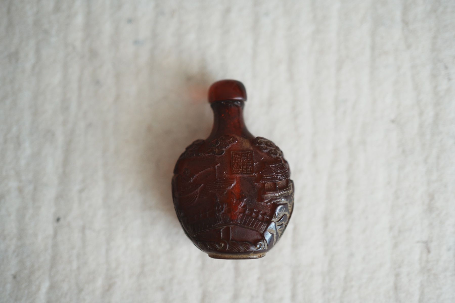 Flaconi: Chinesische Snuff Bottle, geschnitzt, Landschaft – Usato da Volketswil venduto da HeredisAntiques 5