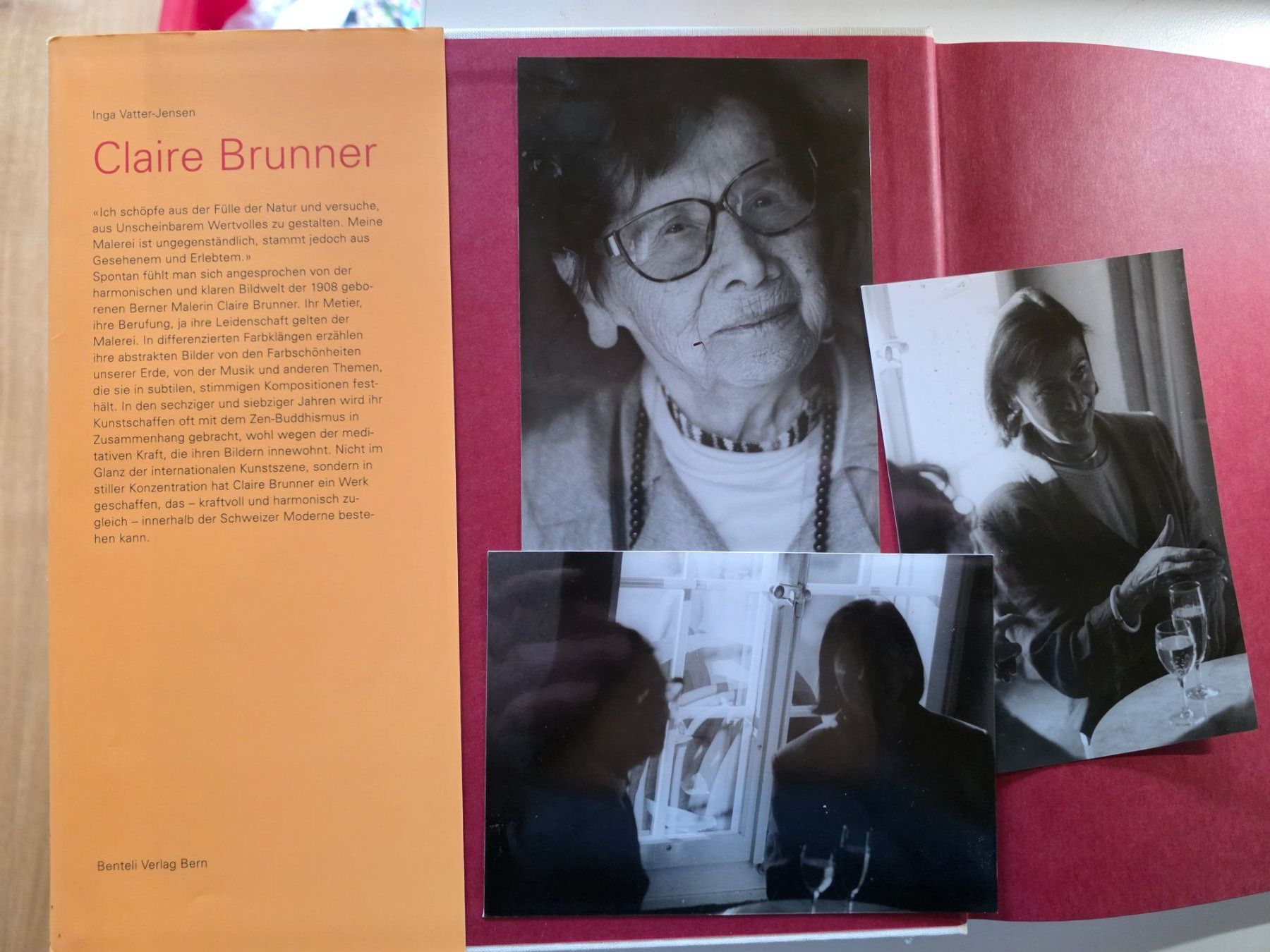 Bücher: Claire Brunner - Inga Vatter-Jensen - Benteli Verlag 2000 – Gebraucht aus Walterswil BE von Lonitti 2