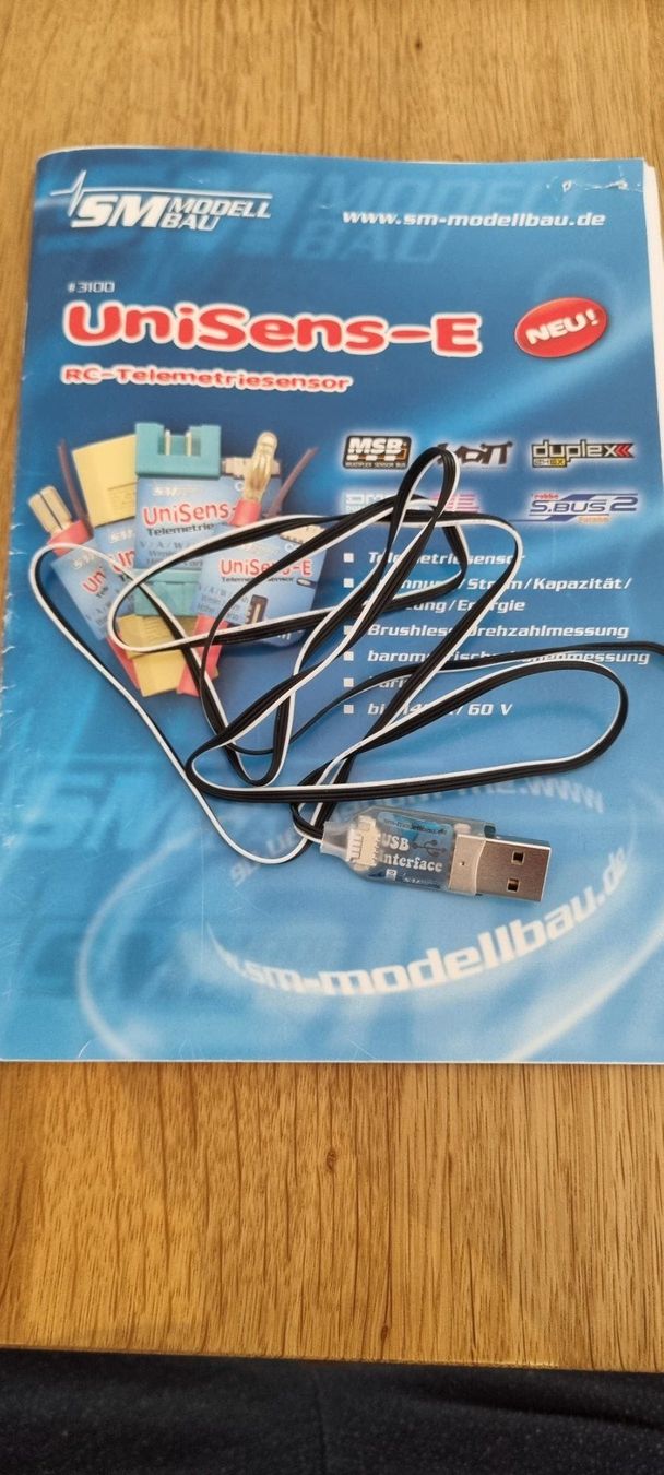 Modellismo RC: UniSens-E Telemetriesensor XT90 – Usato da Pfeffikon LU venduto da Andy1969 2