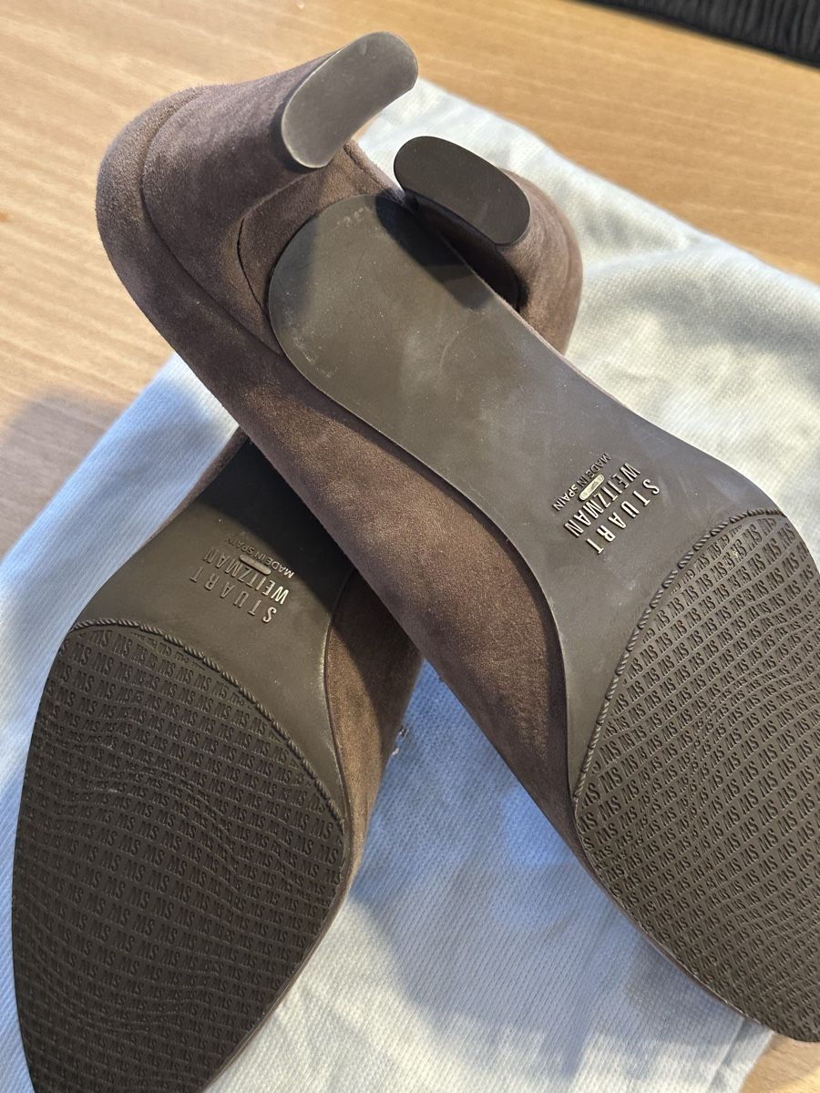 Stuart Weitzman Scarpe da donna: Stuart Weitzman Schuhe, braun  Veloursleder, Gr. 40 – Nuovo e nell'imballaggio originale da St.Gallen venduto da suri2633 2