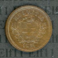CHF___0.01 1921 stgl 1 Rappen