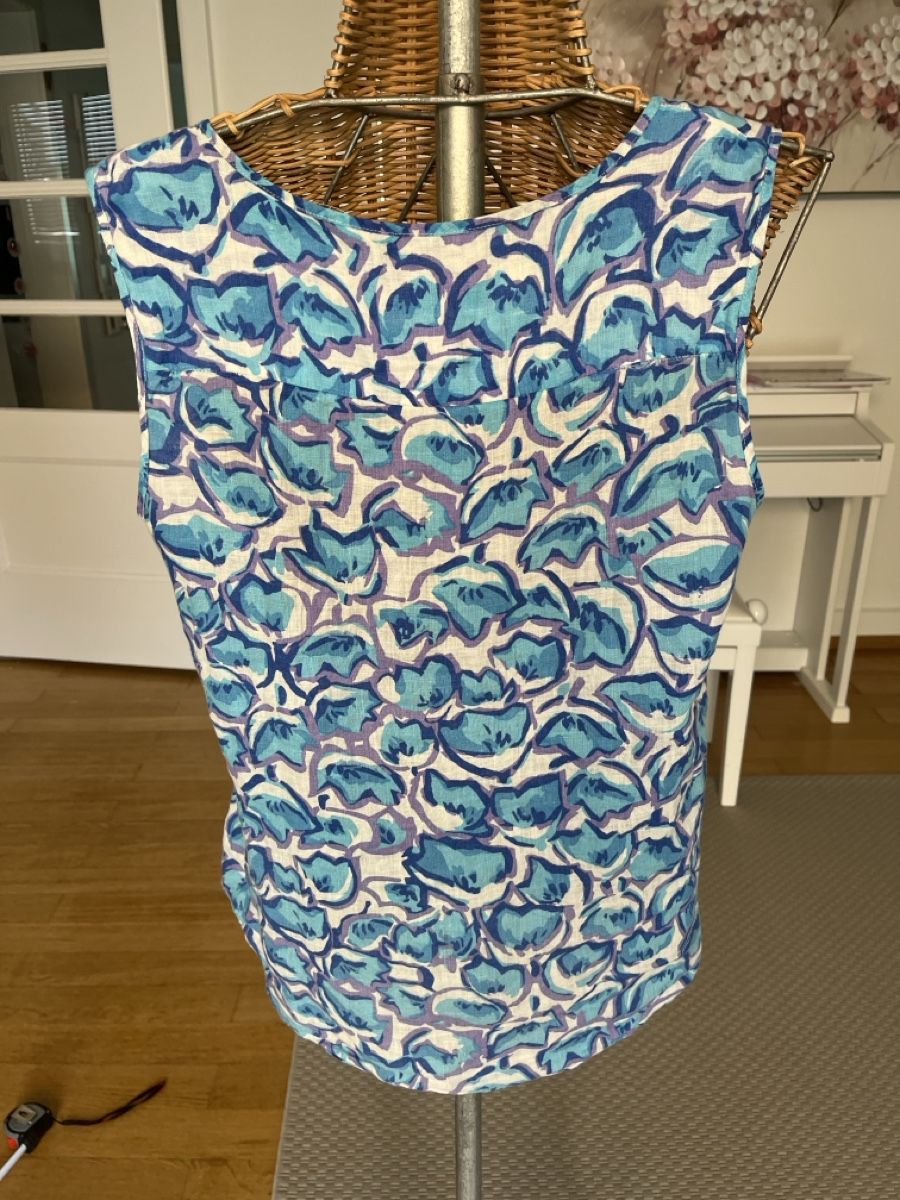 Tops: Leinentop, blau, 38 – D'occasion à Solothurn par Bobesch08 3
