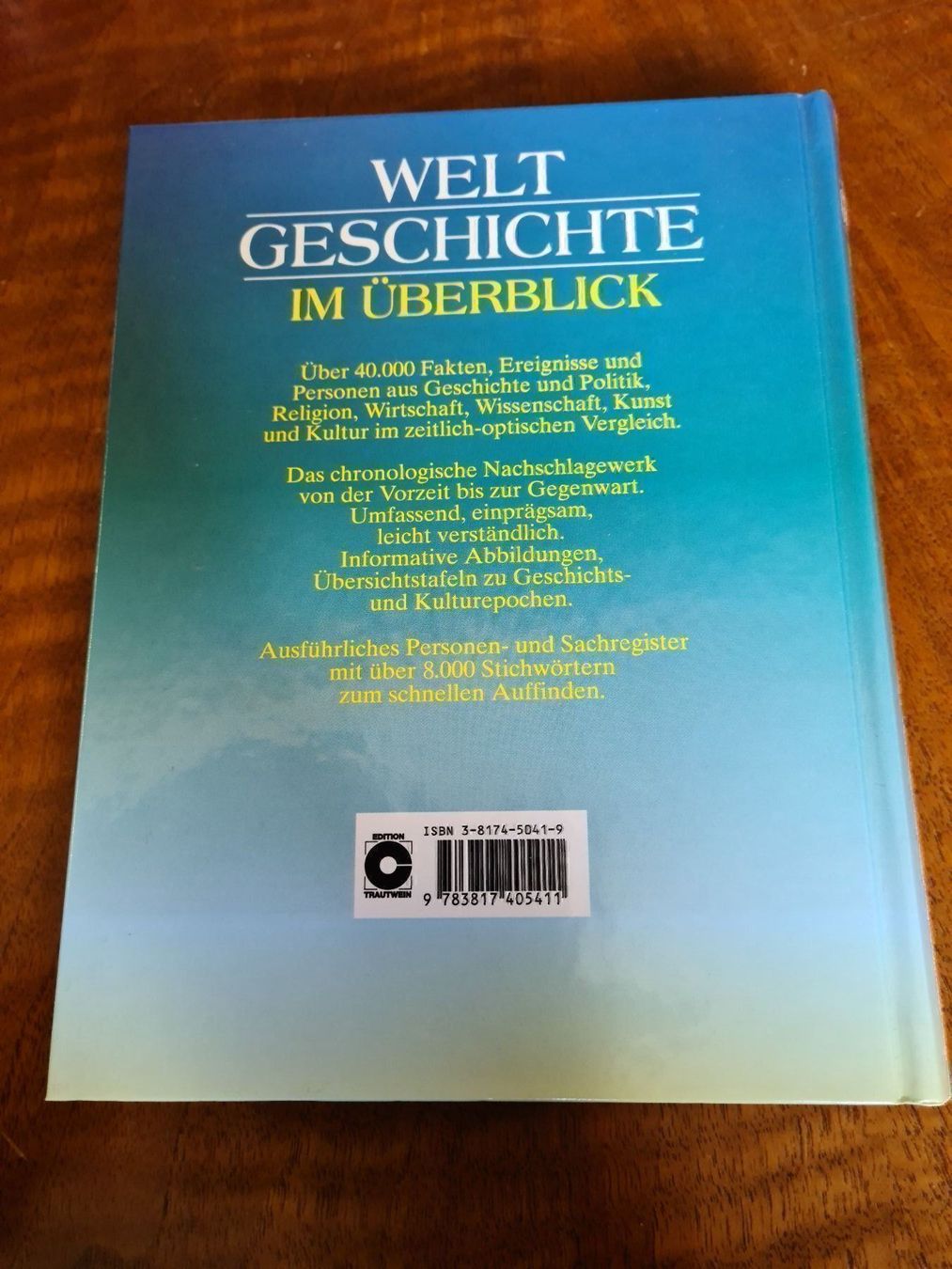 Libri: Weltgeschichte im überblick – Usato da Erstfeld venduto da Uhu1980 1