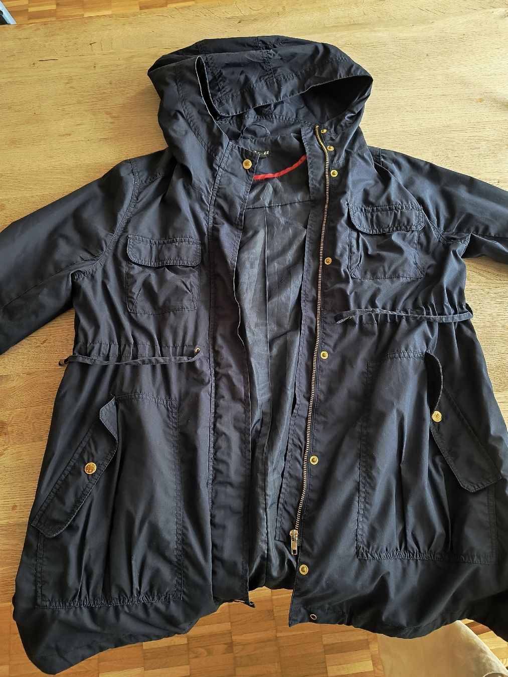 H&M Cappotti: Umstands Übergangs-Mantel dunkelblau M – Usato da Bern venduto da kathiang