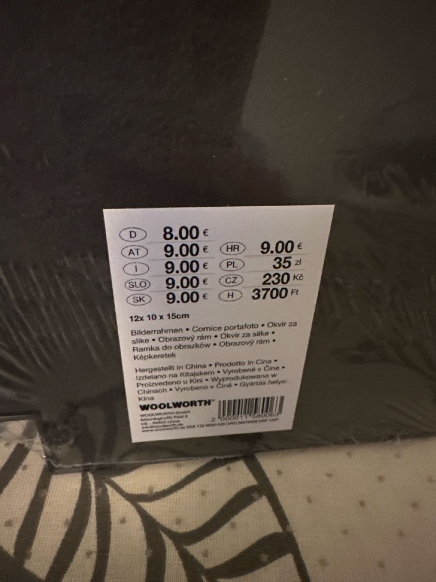 Cornici: Multi Picture Frame Woolworth Black New In Packaging – Nuovo (secondo la descrizione) da Zürich venduto da car_68nt 4