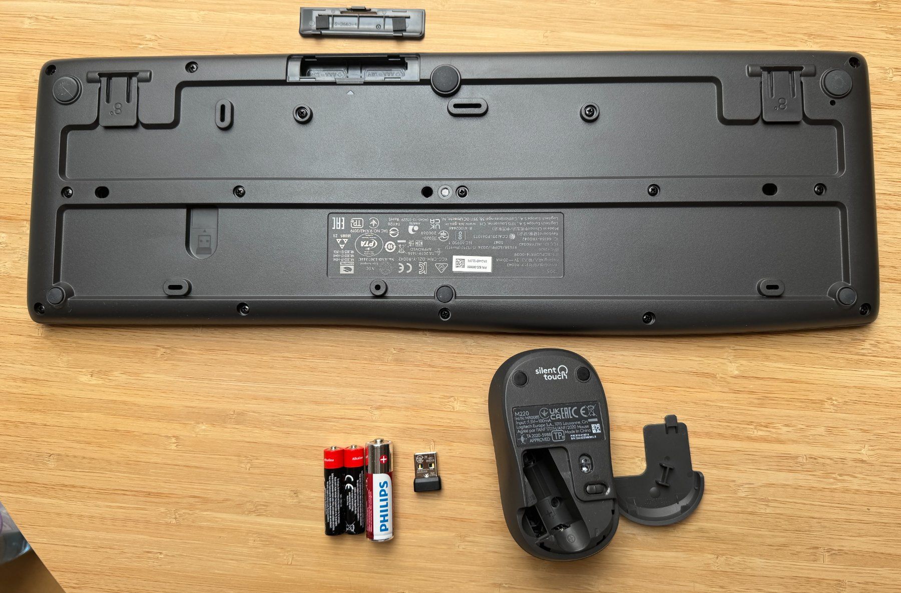 Logitech Maus: Logitech MK295 Silent Wireless Combo Set, kabellos Bluetooth – Gebraucht aus Winterthur von YaV 1
