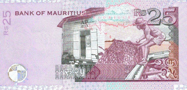 Banknoten: Mauritius 25 Rupien 2003 P-49b UNC – Neu (gemäss Beschreibung) aus Schliern b. Köniz von pizzitaxi 1