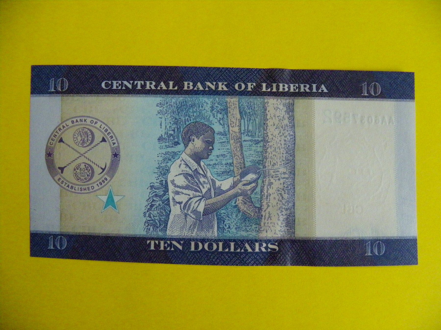 Banconote: Liberia 10 Dollar Note 2016, Unzirkuliert – Nuovo (secondo la descrizione) da Untersiggenthal venduto da Gas61 1