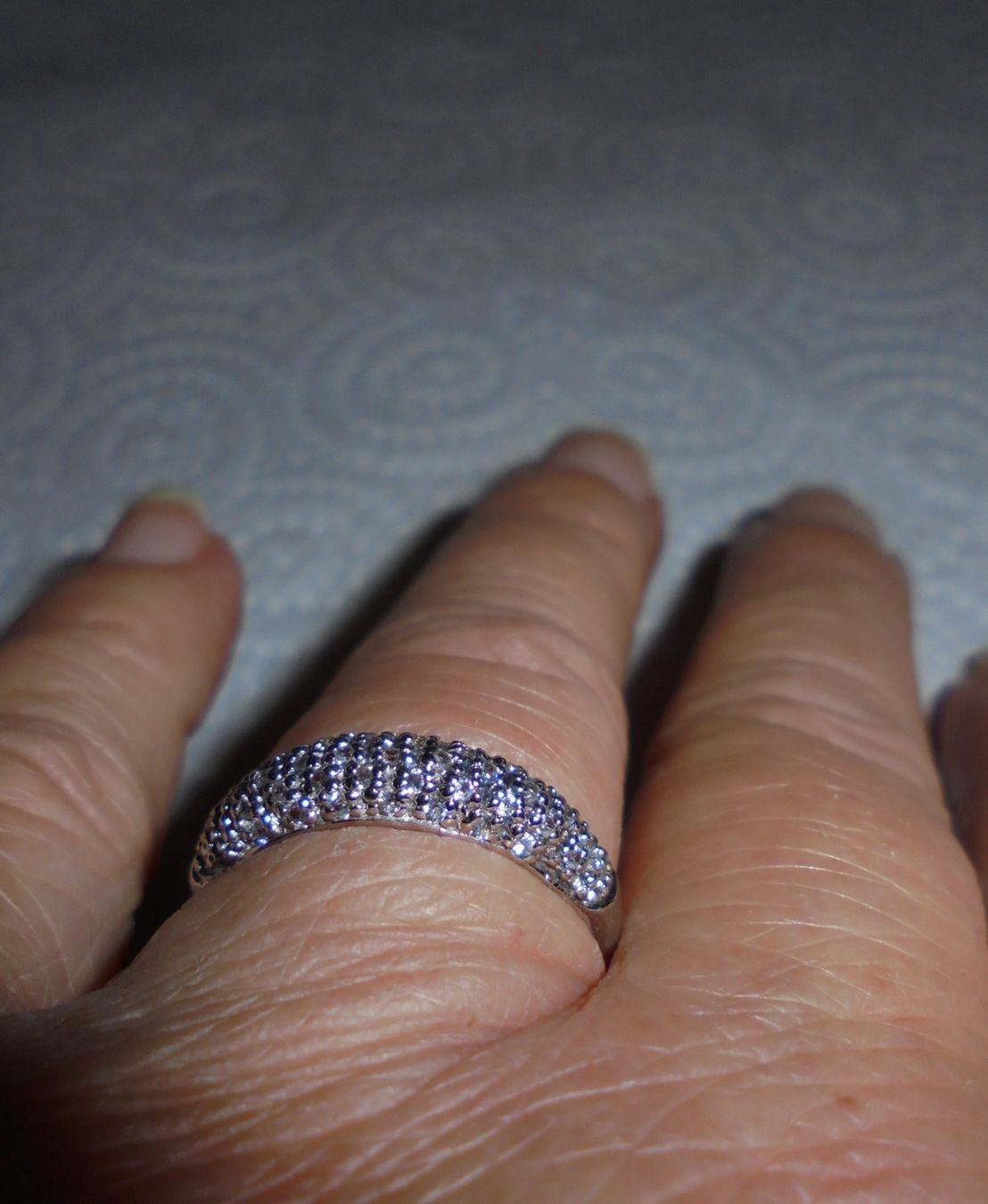 Anelli: Echtschmuck: Zirkon-Silberring 53/17 – Nuovo (secondo la descrizione) da Zuchwil venduto da maumauchi 6