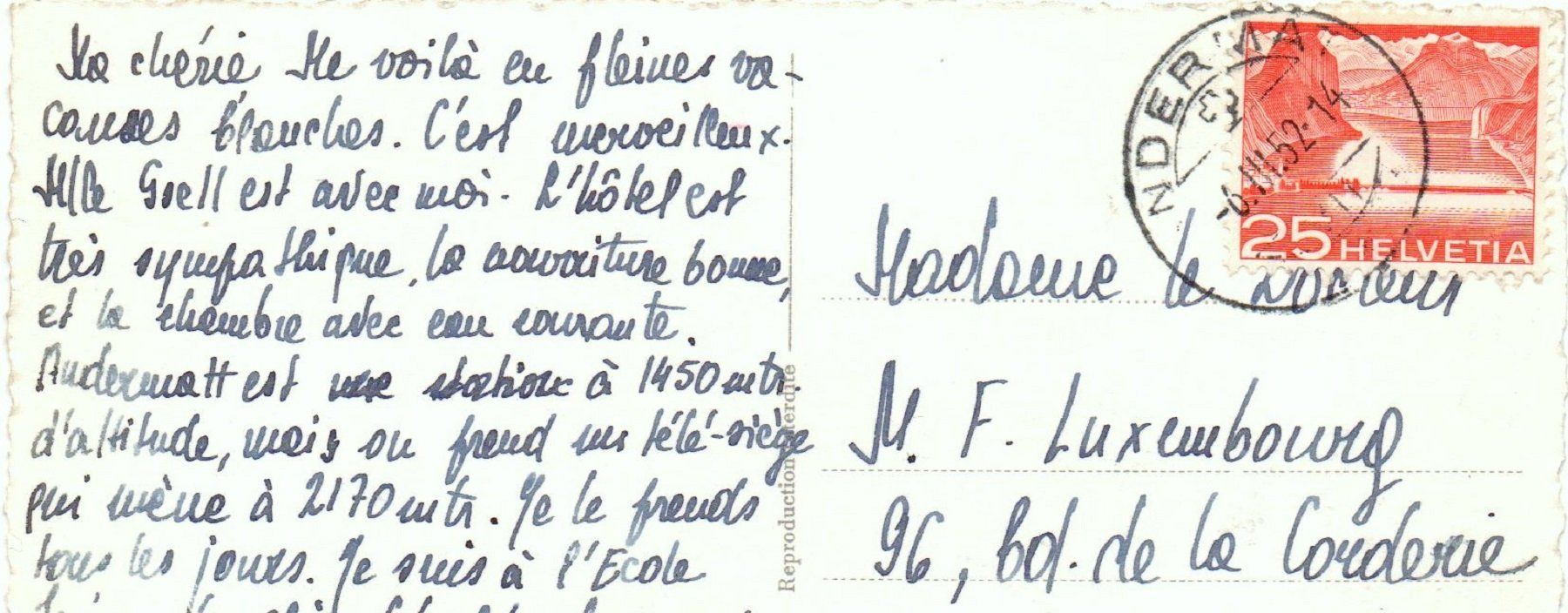 Cartoline postali: ANDERMATT mit Furka-Oberalp-Bahn – Usato da Jona venduto da philajona 1