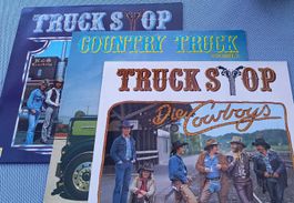 3 Stück Truck Stop LP's - Country Truck, Die Cowboys, K&G Tr