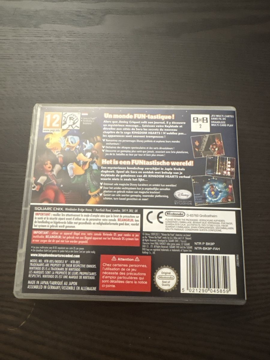 Nintendo Giochi: Jeu Retro Kingdom Hearts Re Coded Nintendo DS – Usato da Meyrin venduto da did_bqr5 1