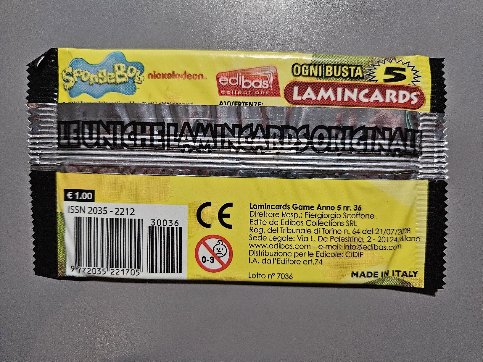 Carte collezionabili: Spongebob Lamincards Booster - Neu! – Nuovo e nell'imballaggio originale da Luzern venduto da Family_guy 1