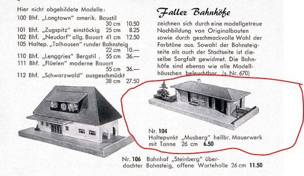 Faller Modellini di ferrovie: Faller H0: Haltepunkt Musberg – Usato da Niederhasli venduto da rail-duerst 6
