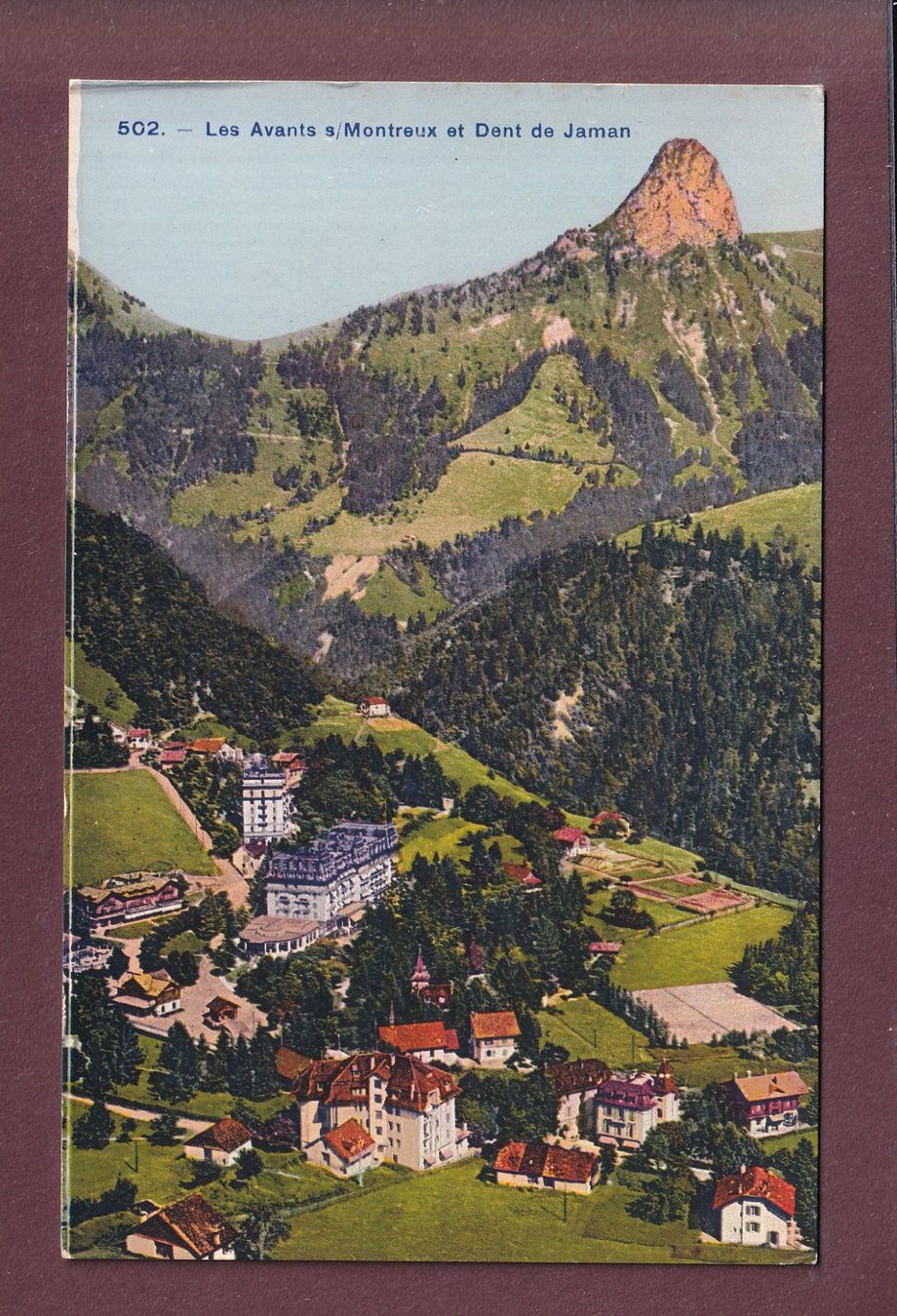 Cartes postales: LES AVANTS - Dent de Jaman – D'occasion à Pully par nicecards