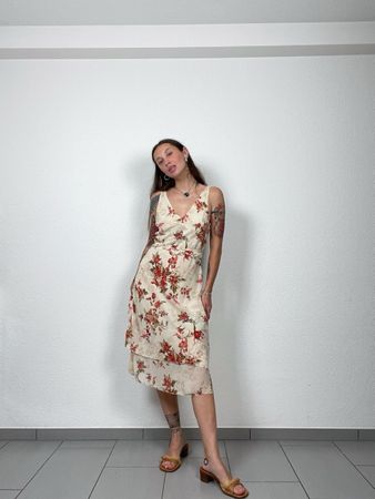 Vintage Silk Dress, Le Grotte Collection,  Italy