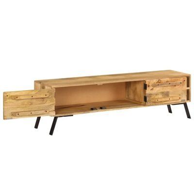 TV Möbel: Fernsehschrank aus massivem Mangoholz – Neu und originalverpackt aus Lausanne von VIda-Mobel 5