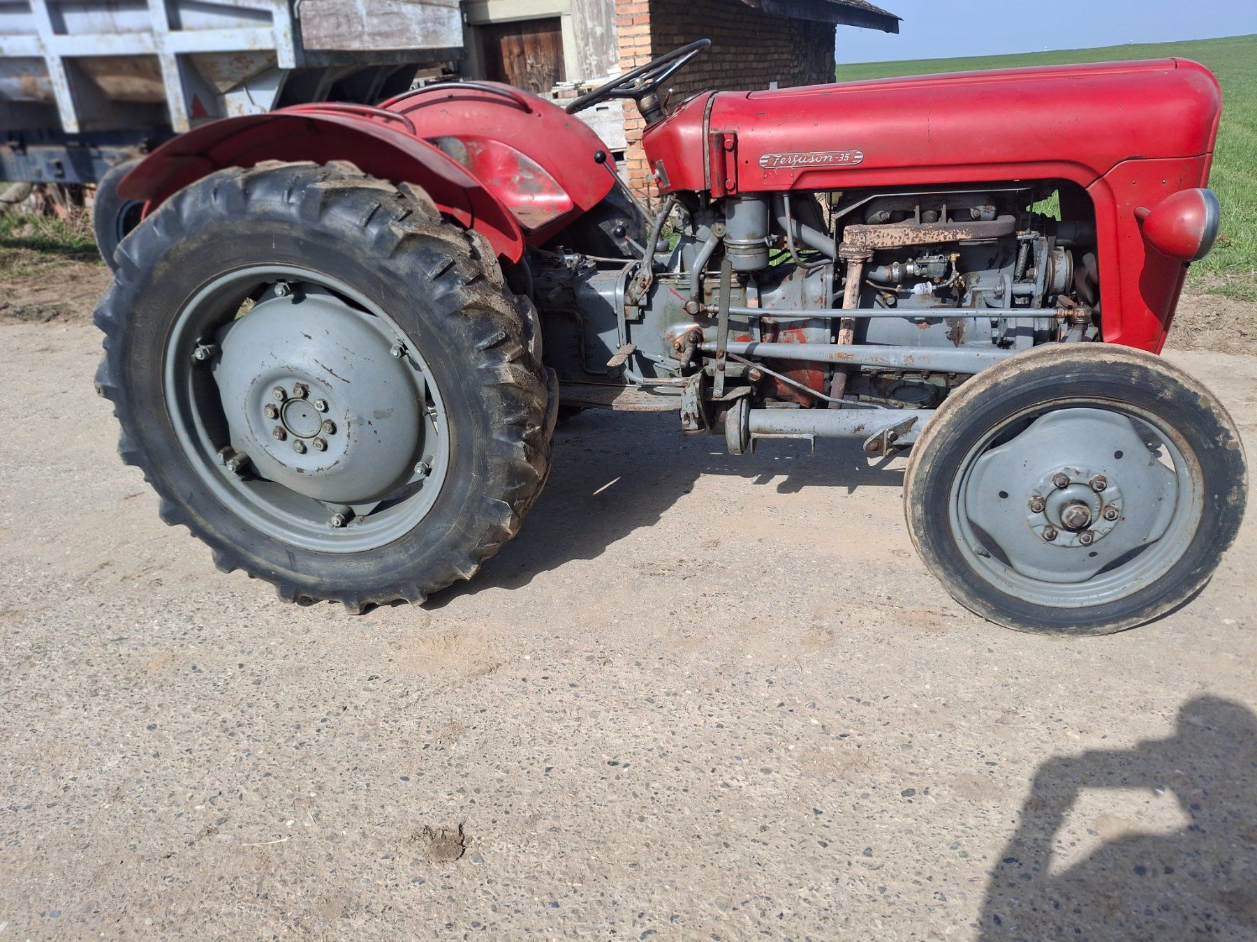 Trattori: MASSEY FERGUSON E 35 MIT AUSWEIS – Usato da La brillaz venduto da Olditrak 3
