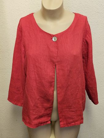 Italienische Damen Leinenjacke/Cardigan – 100% Leinen – Kora