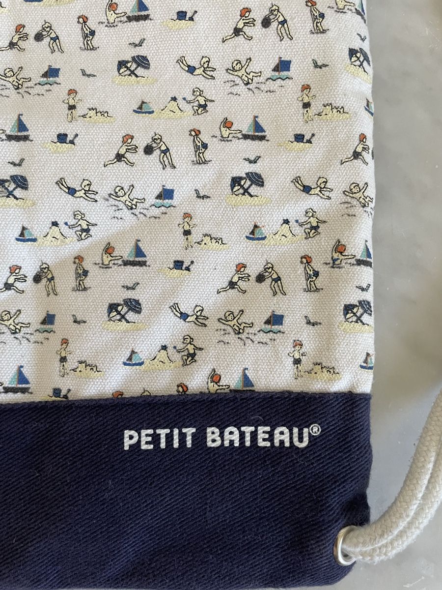 Petit Bateau Zaini: Petit Bateau Turnbeutel/ Rucksack – Usato da Siebnen venduto da Starlauf 1