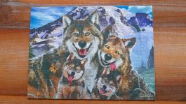Puzzle Wölfe 100 Teile, Leuchtet im dunkeln
