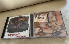 2 CD Nirvana „Unplugged in New York“ & „Sliver“
