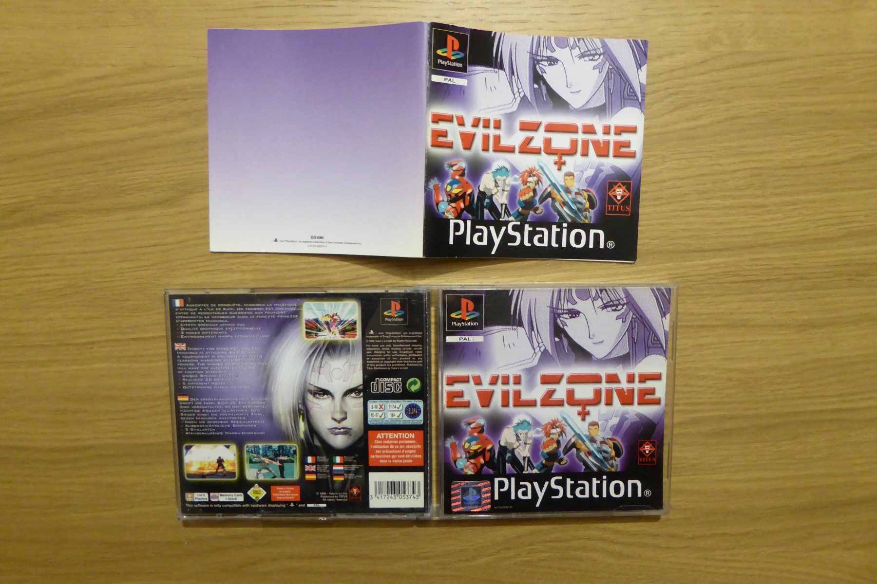 Spiele: PS1 Evil Zone – Gebraucht aus Allschwil von