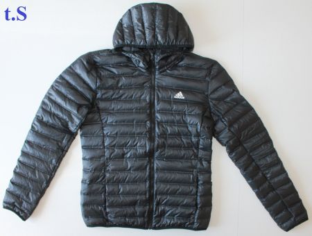 Doudoune Adidas noire à capuche t. S