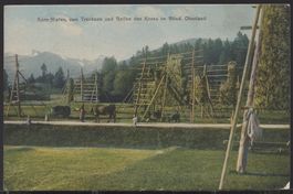Korn-Histen, zum Trocknen und Reifen des Korns Bünd-Oberland