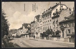 Schaffhausen, Bahnhofstrasse mit Restaur