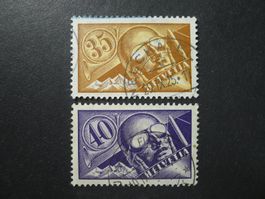 1923 Nr. F6 + F7 gestempelt SBK 185.-