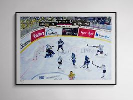 Fribourg-Gottéron Eishockey Meister Moderne Kunst Pop Art