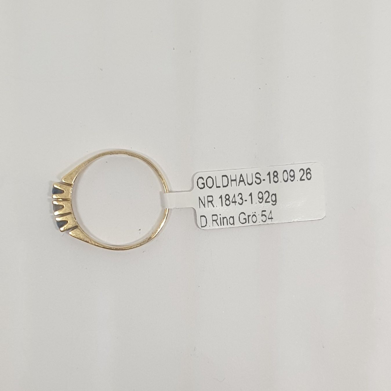 Anelli: Echt 18K Gold - Saphir, Diamant Ring – Usato da Luzern venduto da luzerngoldhaus 2