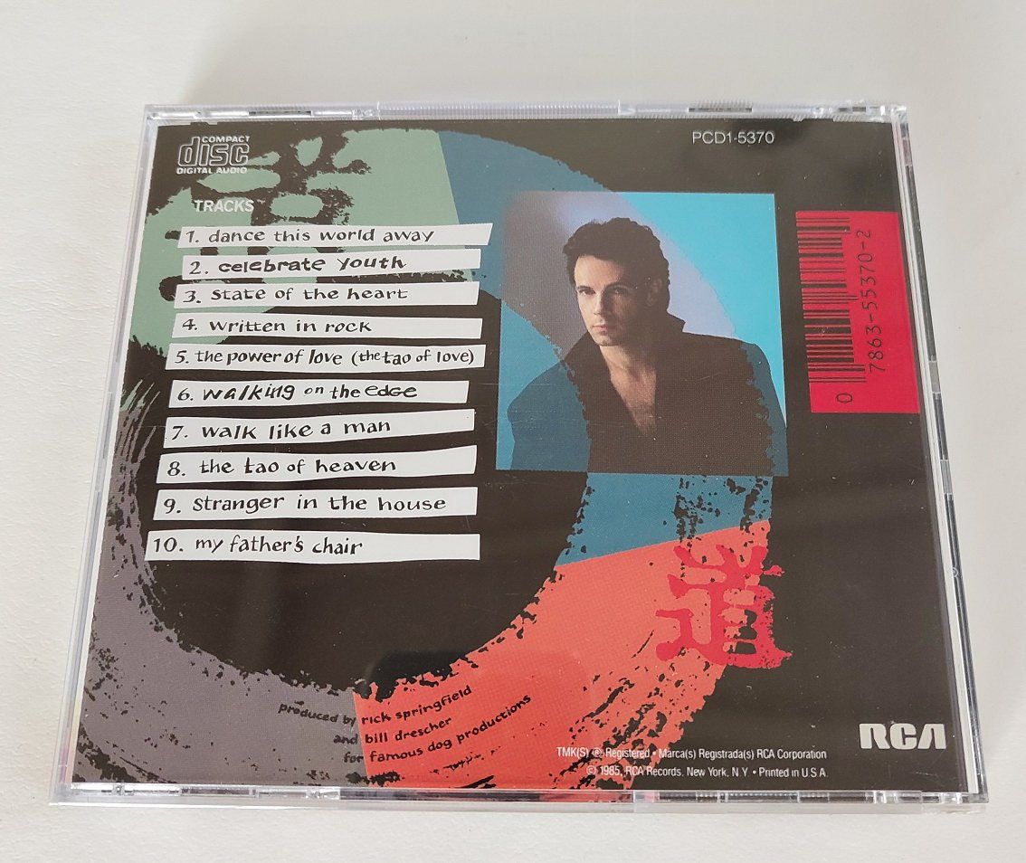 CD: CD Rick Springfield - Tao – Usato da Buchs ZH venduto da Bighusky 1