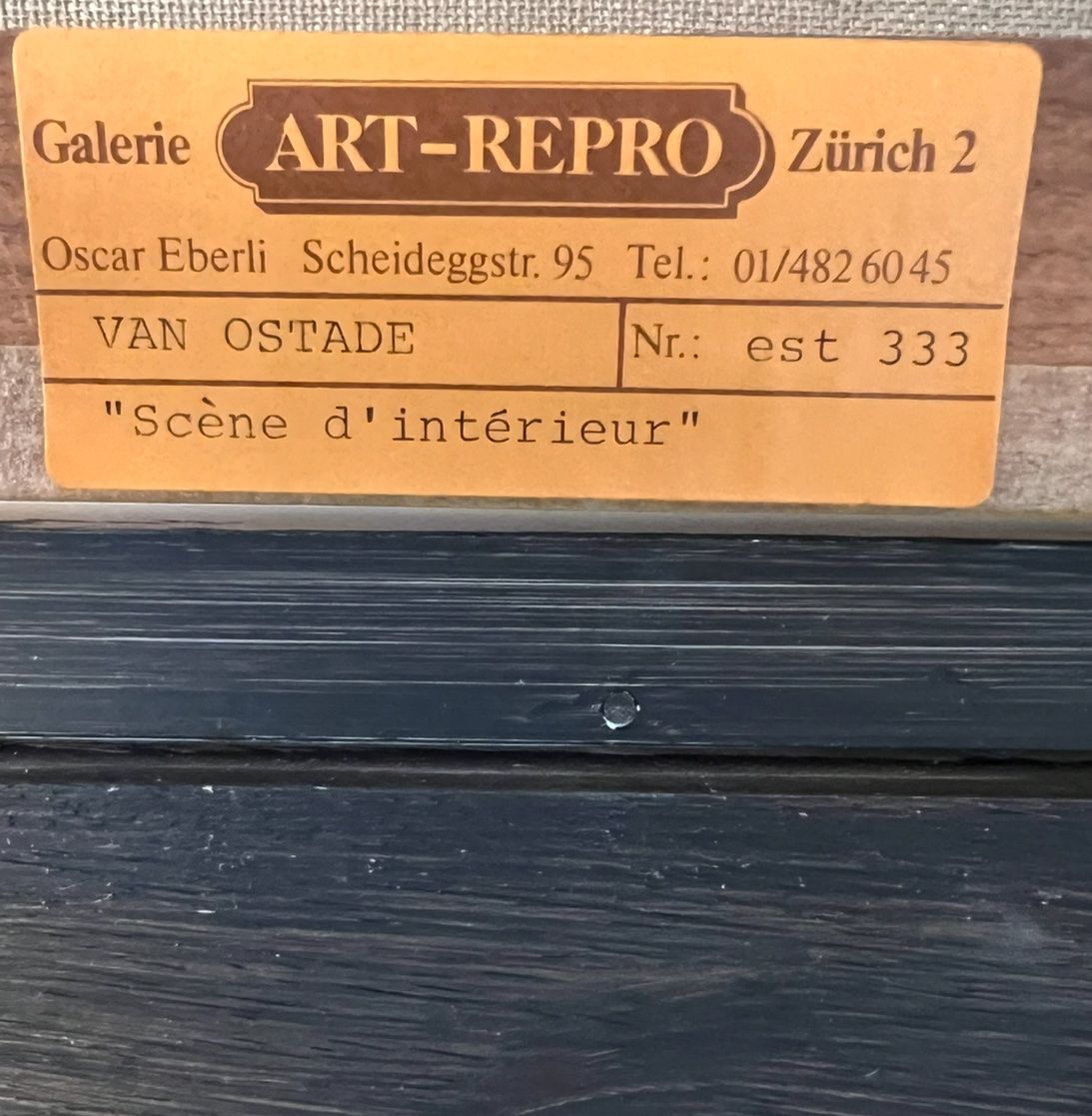Dipinti: Adriaen Van Ostade "Scène d'intérieur" – Usato da Rutschwil venduto da joz_w5mj 4